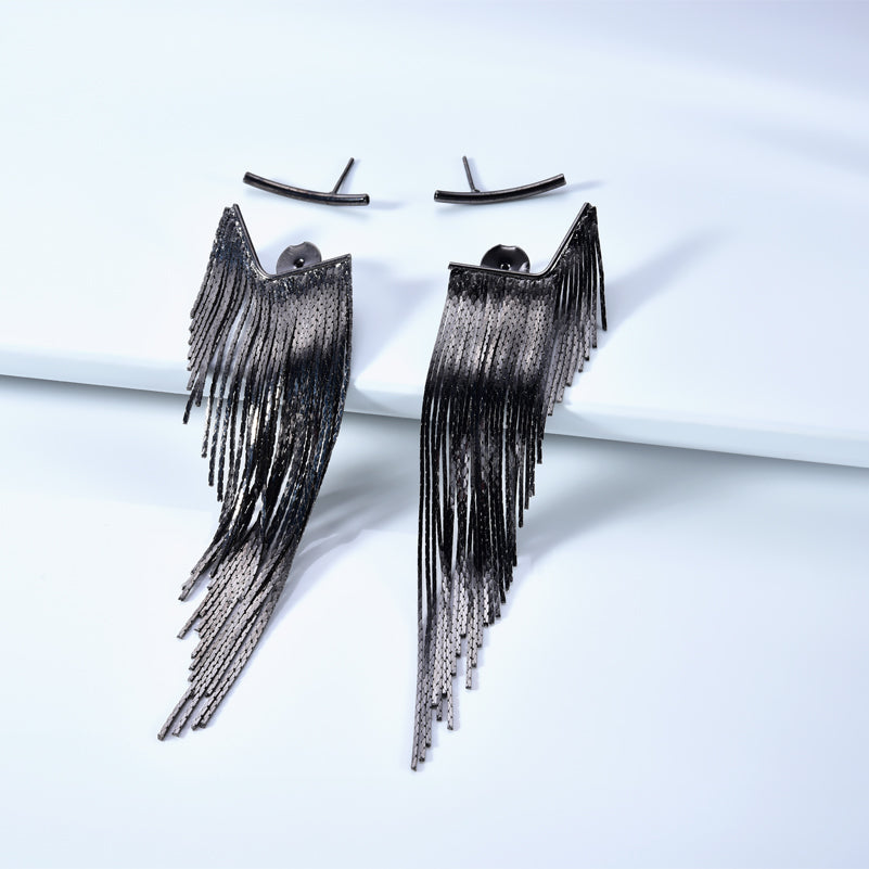 tassel fringe earrngs