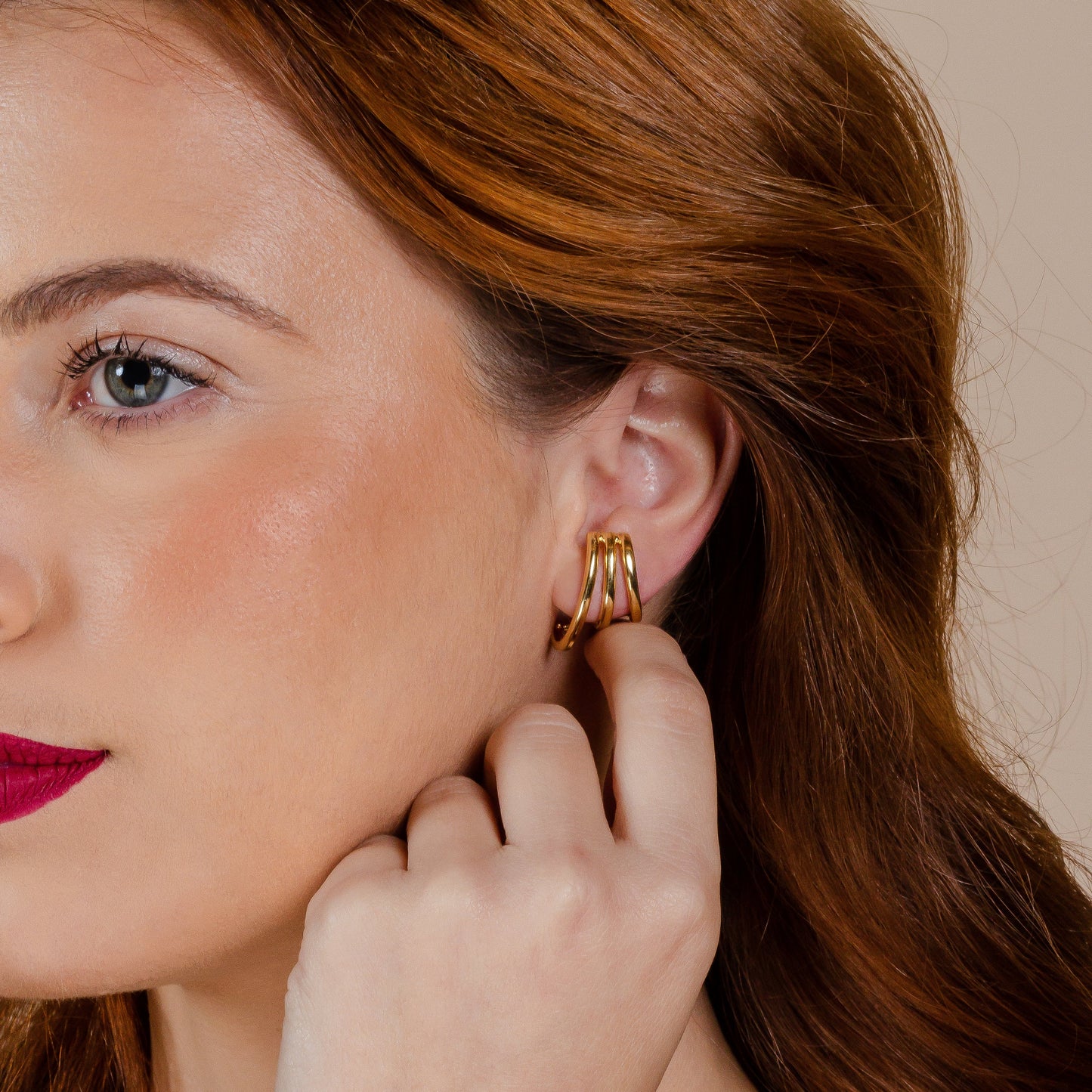 Golden Line Earrings House12