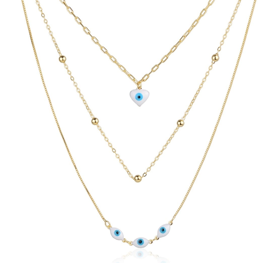 Evil eye necklace