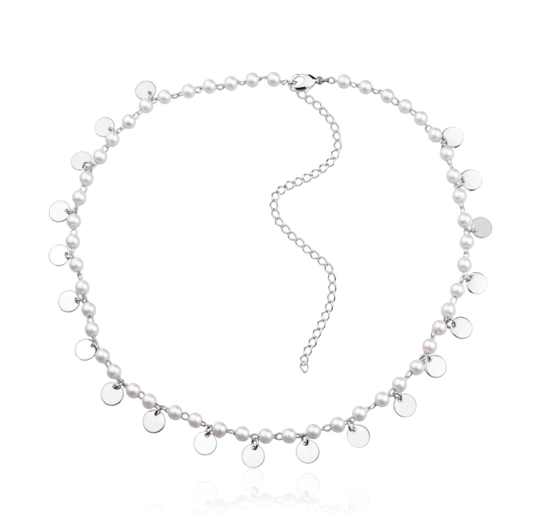 silver necklace