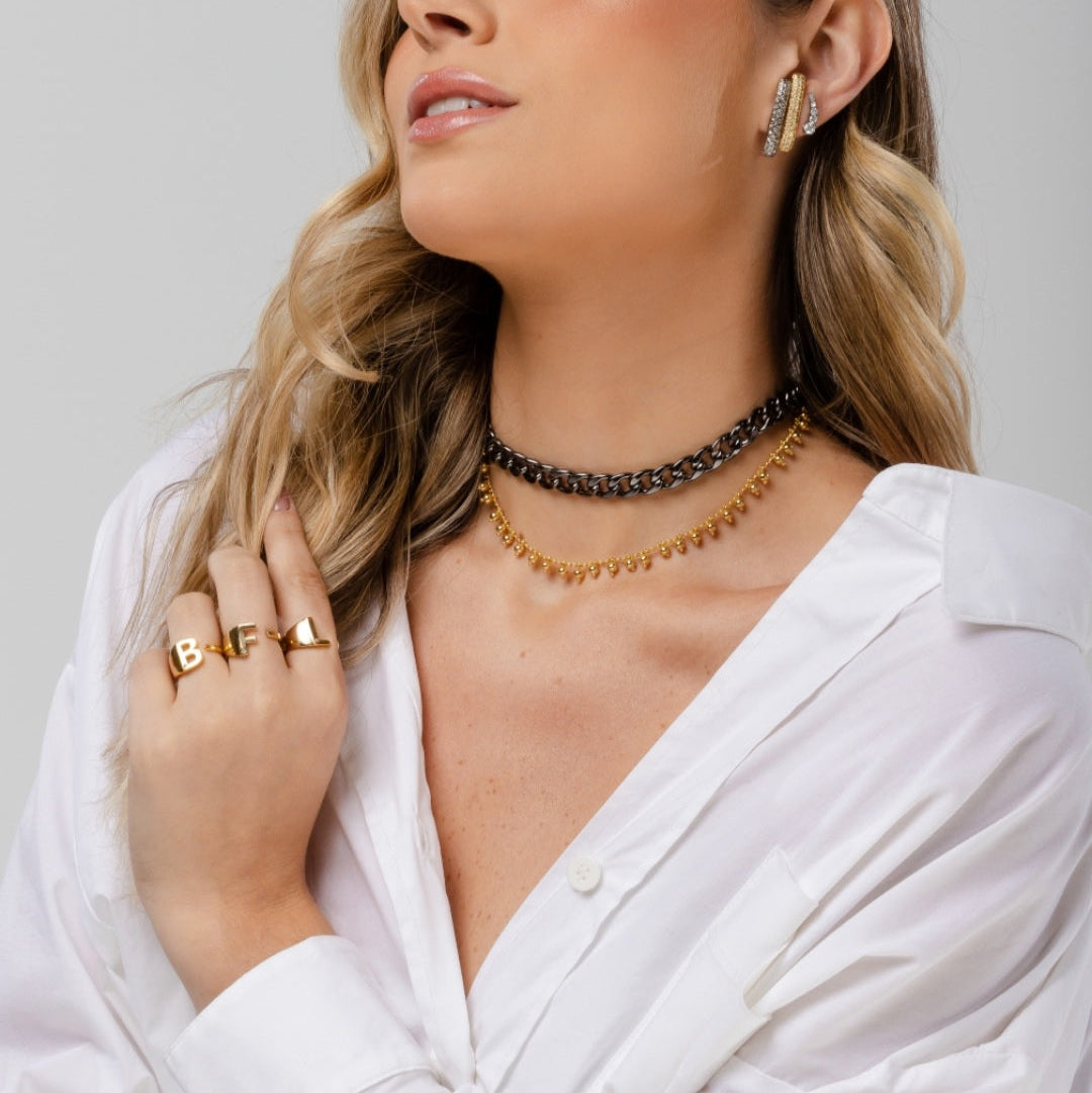 golden necklace