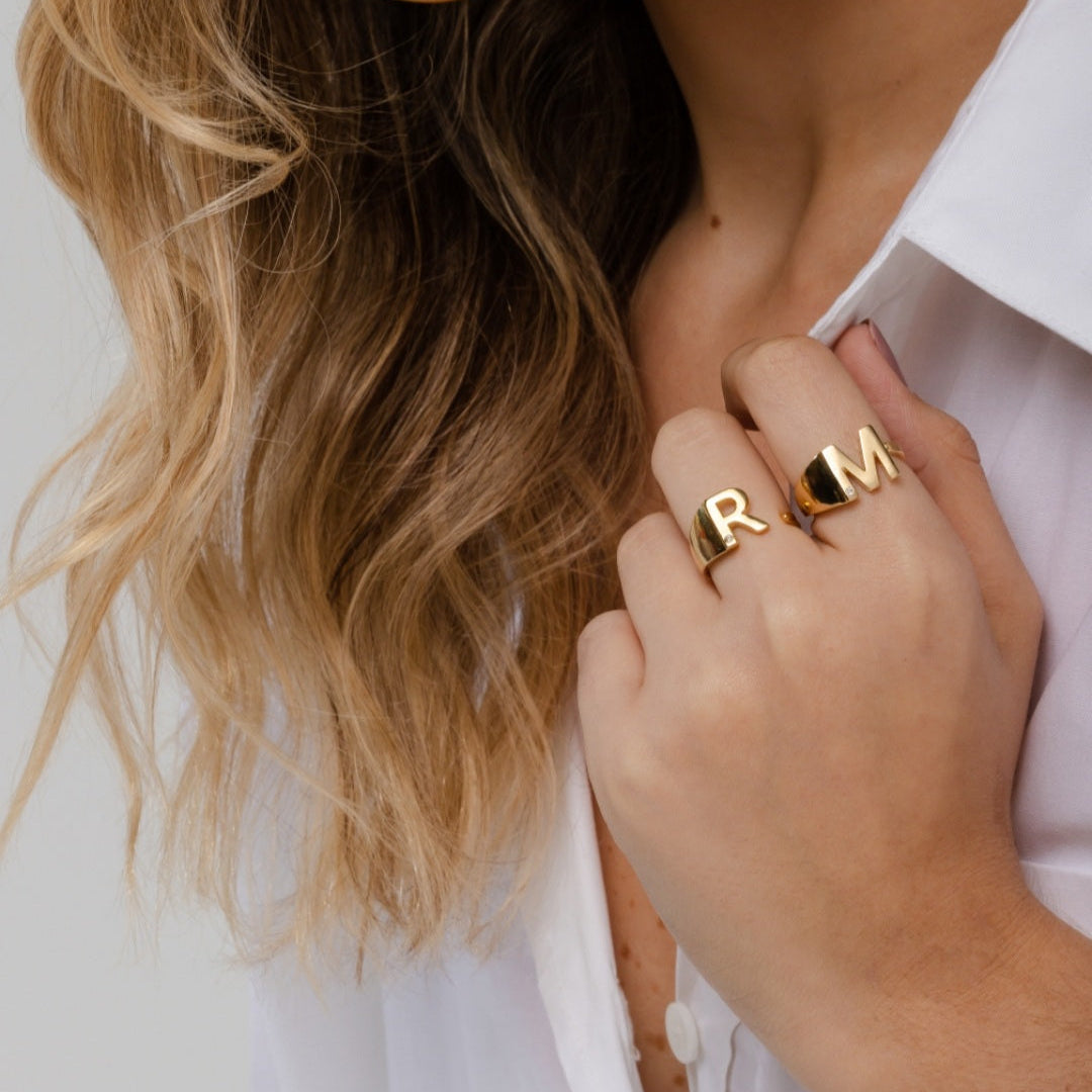 letter rings