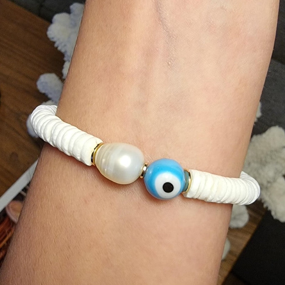 greek evil eye bracelet
