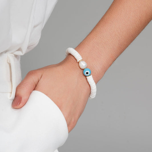 greek evil eye bracelet