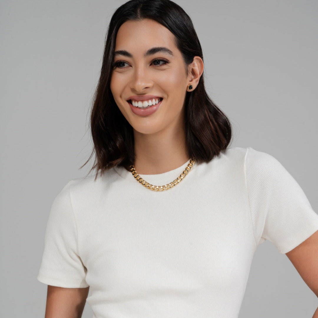 golen Chain Choker Necklace