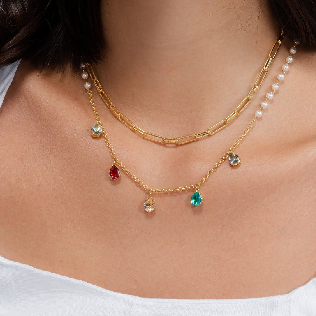 Golden Chain Necklace House 12 Accessories